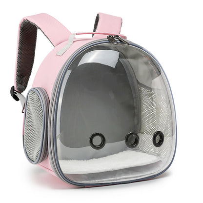 Pet Backpack Hamster Carrier Transparent Small Animal Carrier