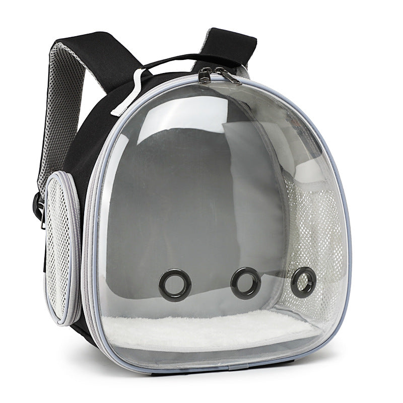 Pet Backpack Hamster Carrier Transparent Small Animal Carrier
