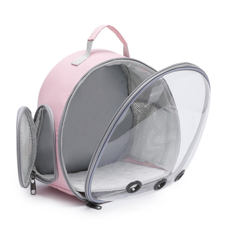 Pet Backpack Hamster Carrier Transparent Small Animal Carrier