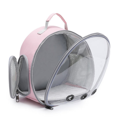 Pet Backpack Hamster Carrier Transparent Small Animal Carrier
