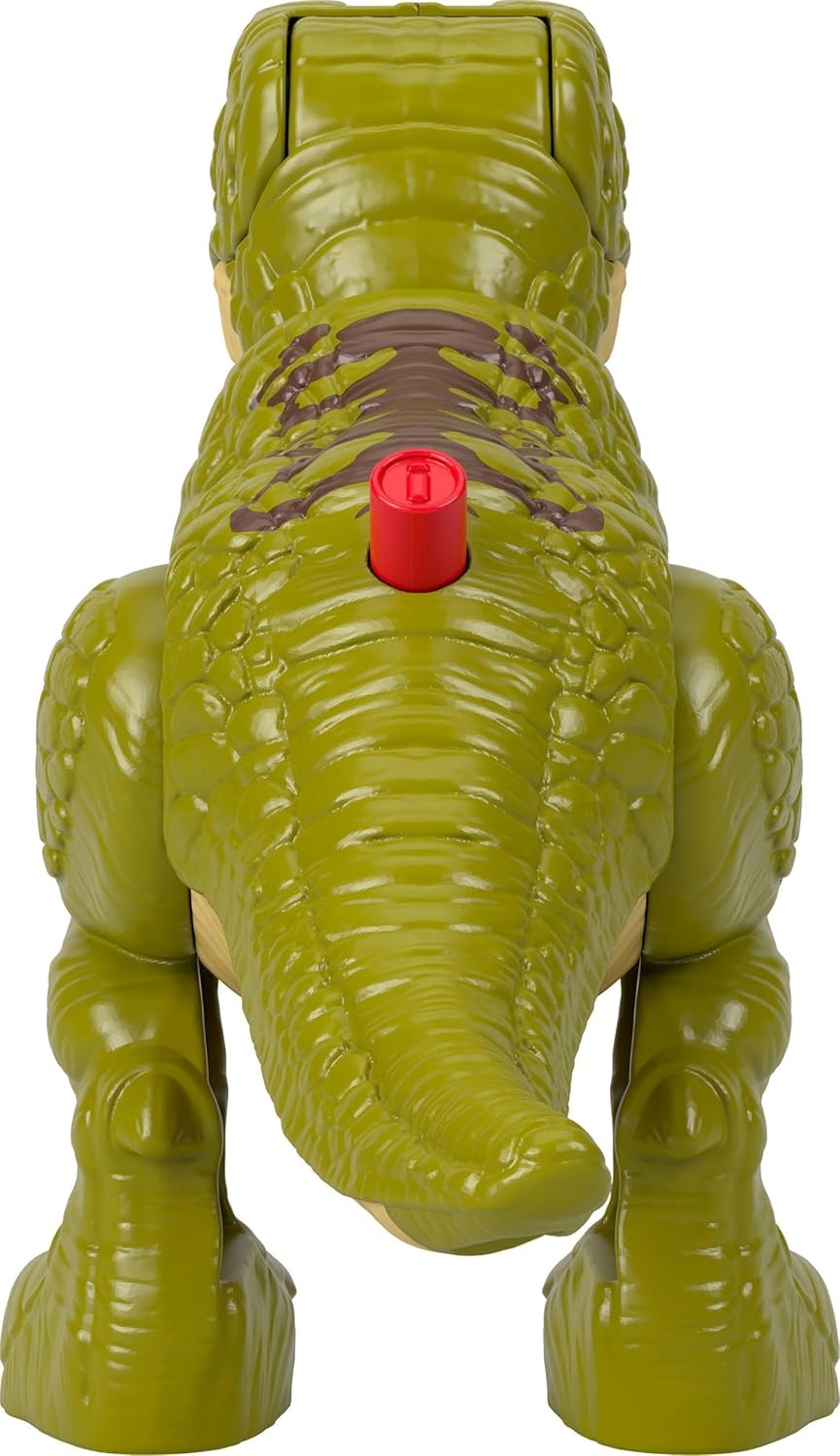 Fisher-Price Imaginext Jurassic World Dinosaur Action Figure with Kid-Activated Motion, 8-inch Tyrannosaurus Rex Dino Toy