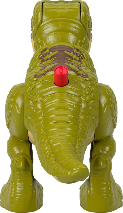 Fisher-Price Imaginext Jurassic World Dinosaur Action Figure with Kid-Activated Motion, 8-inch Tyrannosaurus Rex Dino Toy