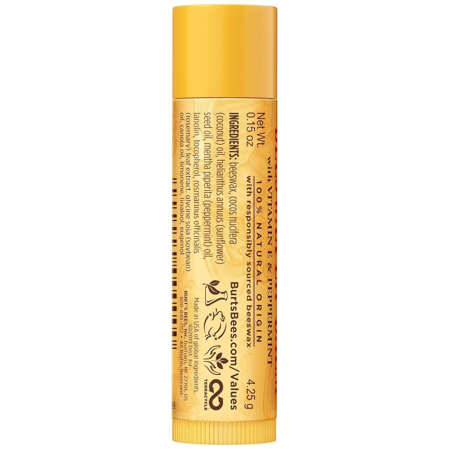 Burt's Bees Lip Balm - Original Beeswax 12 Count Pack in Bulk, Lip Moisturizer With Responsibly Sourced Beeswax, Tint-Free, Natural Origin Conditioning Treatment, 12 Tubes, 0.15 oz