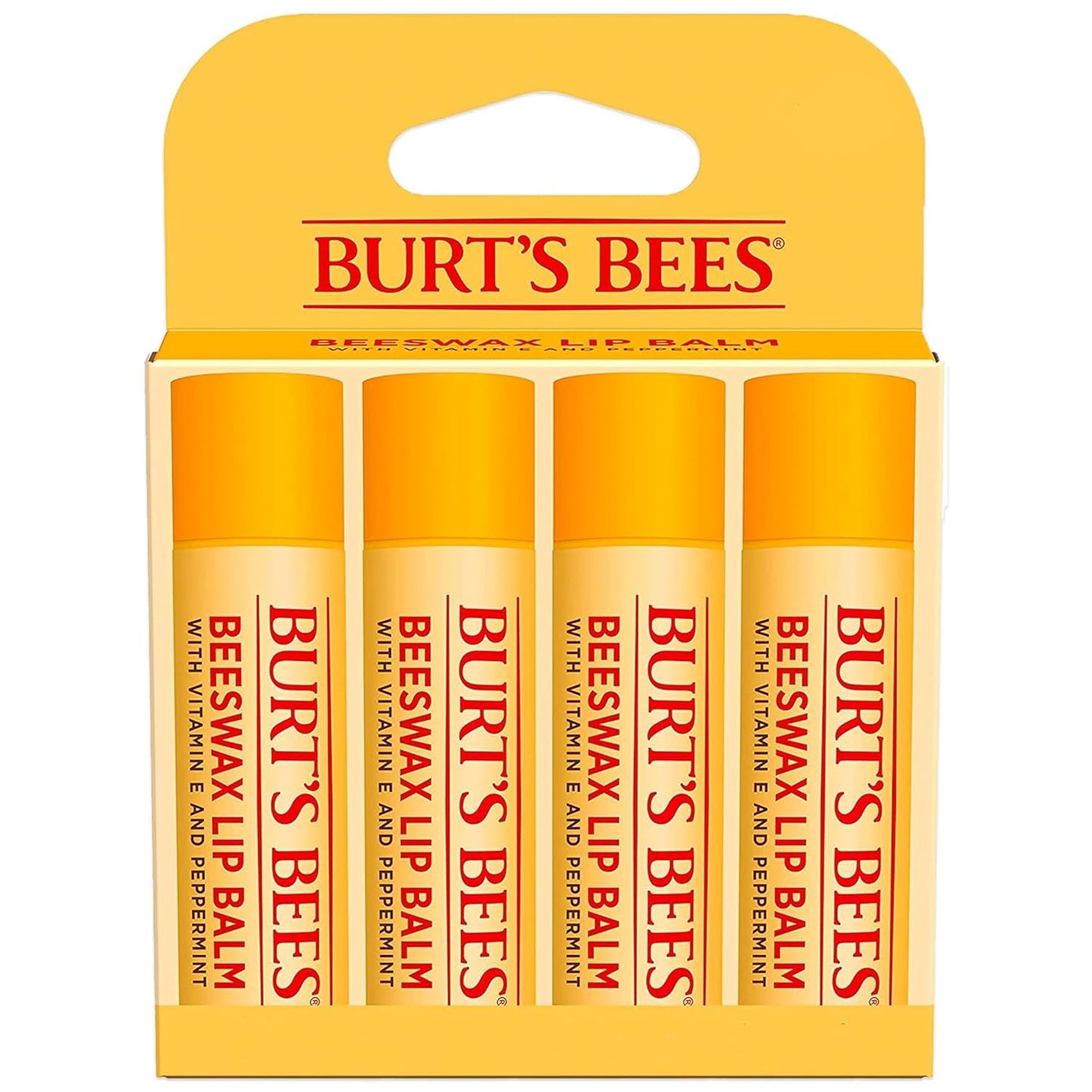 Burt's Bees Lip Balm - Original Beeswax 12 Count Pack in Bulk, Lip Moisturizer With Responsibly Sourced Beeswax, Tint-Free, Natural Origin Conditioning Treatment, 12 Tubes, 0.15 oz